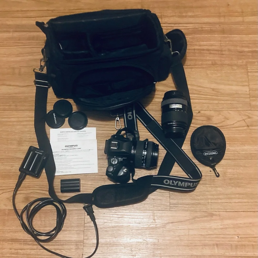 Olympus Black Camera Set with Accessories